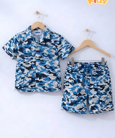 Sierra Kids Army Set | 100% Cotton, Cool & Comfortable (Ages 4–10)