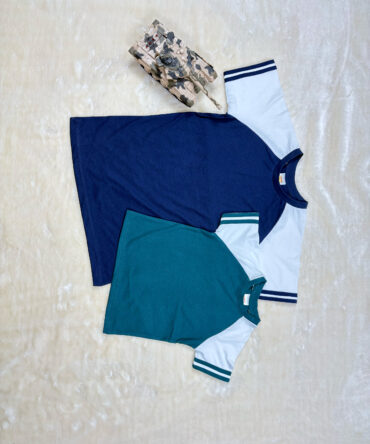 Sierra Kids Raglan T-Shirt | Green or Blue Color Options (Ages 4–10)
