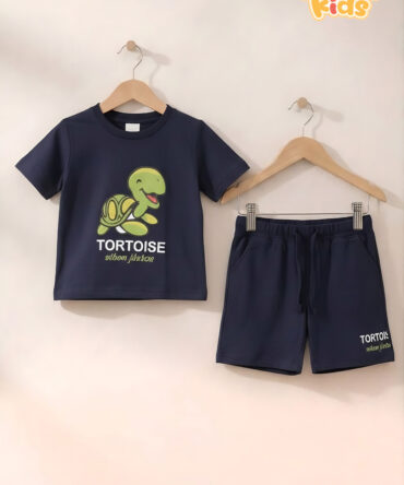 Sierra Kids Tortoise Loungewear Set | Soft & Cozy Everyday Comfort (Ages 4–10)
