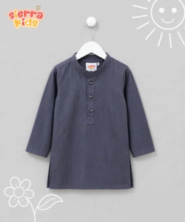 Grey Panjabi | Comfortable & Classic Wear (Ages 1–10) with Pant