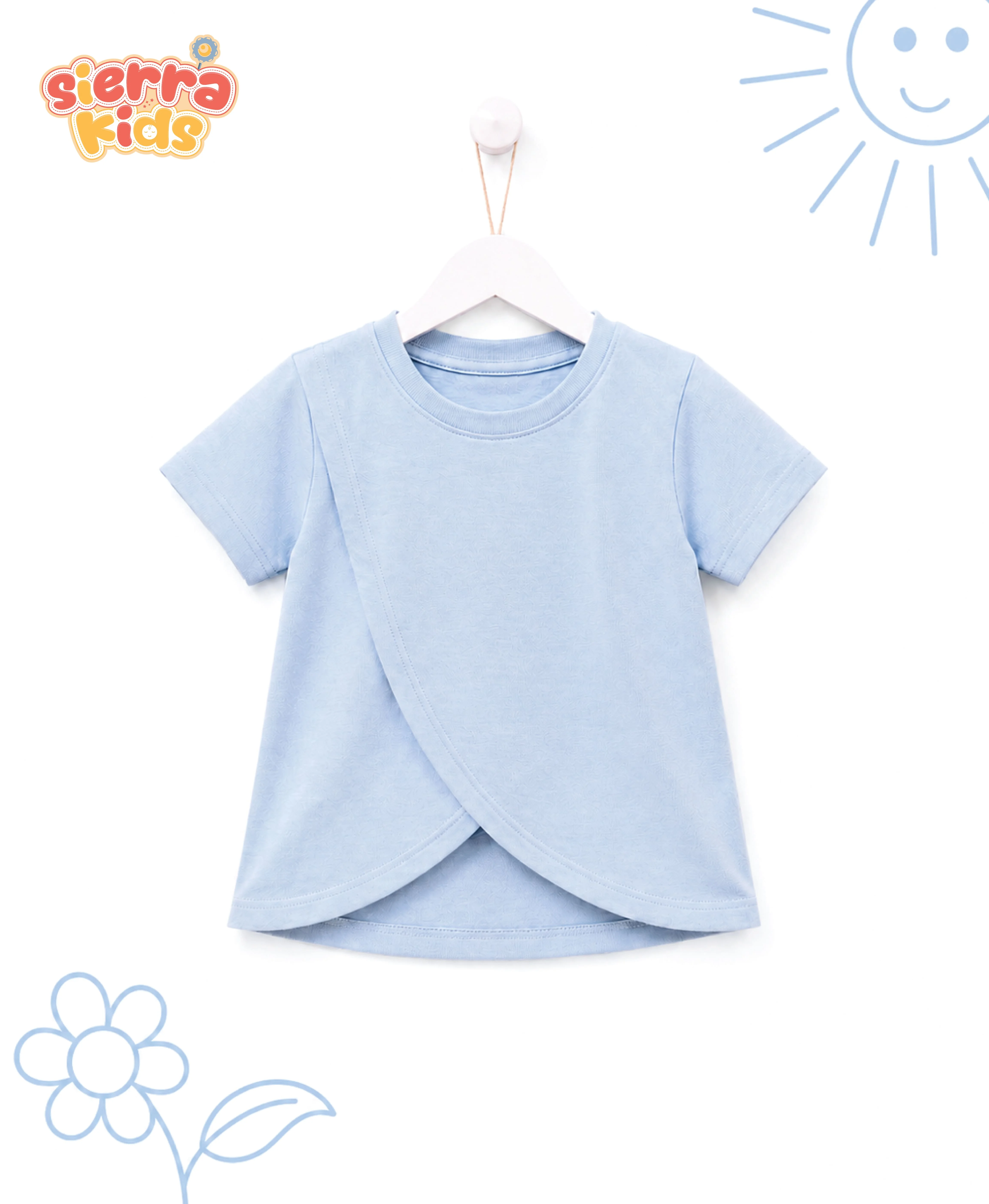 Sierra Kids Baby Slit T-Shirt | Comfy & Playful (Ages 1–10)
