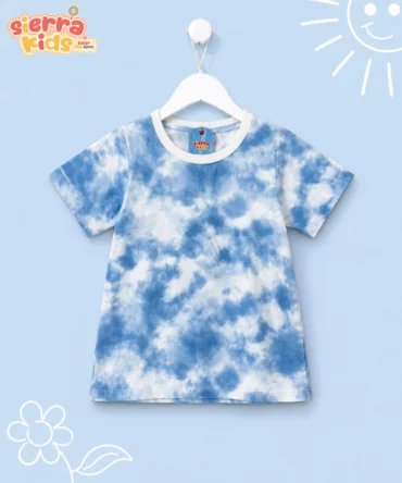 Sierra Kids Cloud Batik T-Shirt | Comfortable & Stylish (Ages 4–10)
