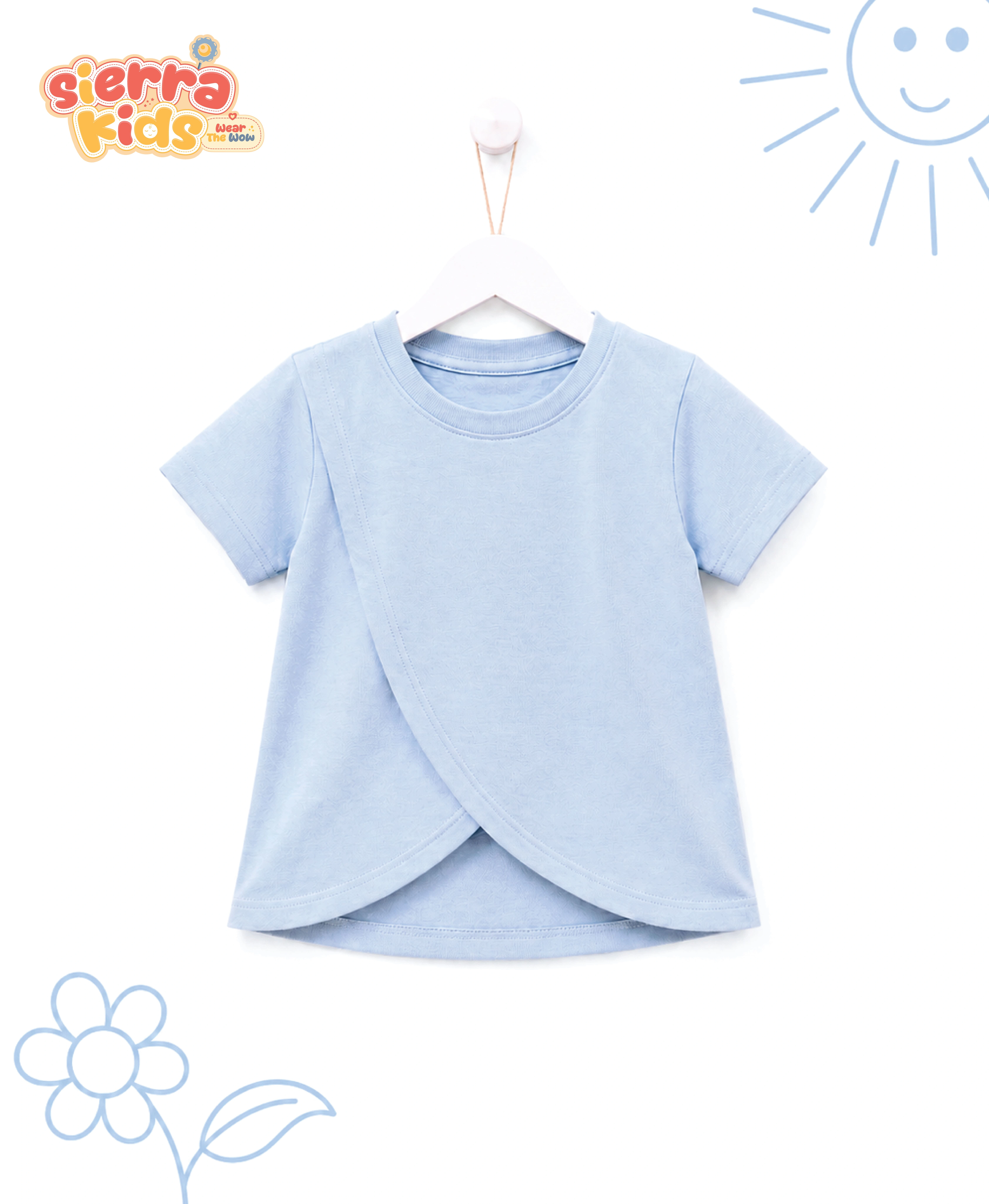 Sierra Kids Baby Slit T-Shirt | Comfy & Playful (Ages 1–10)